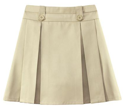 14.1 - Knife & Box Pleated Skort (Khaki)